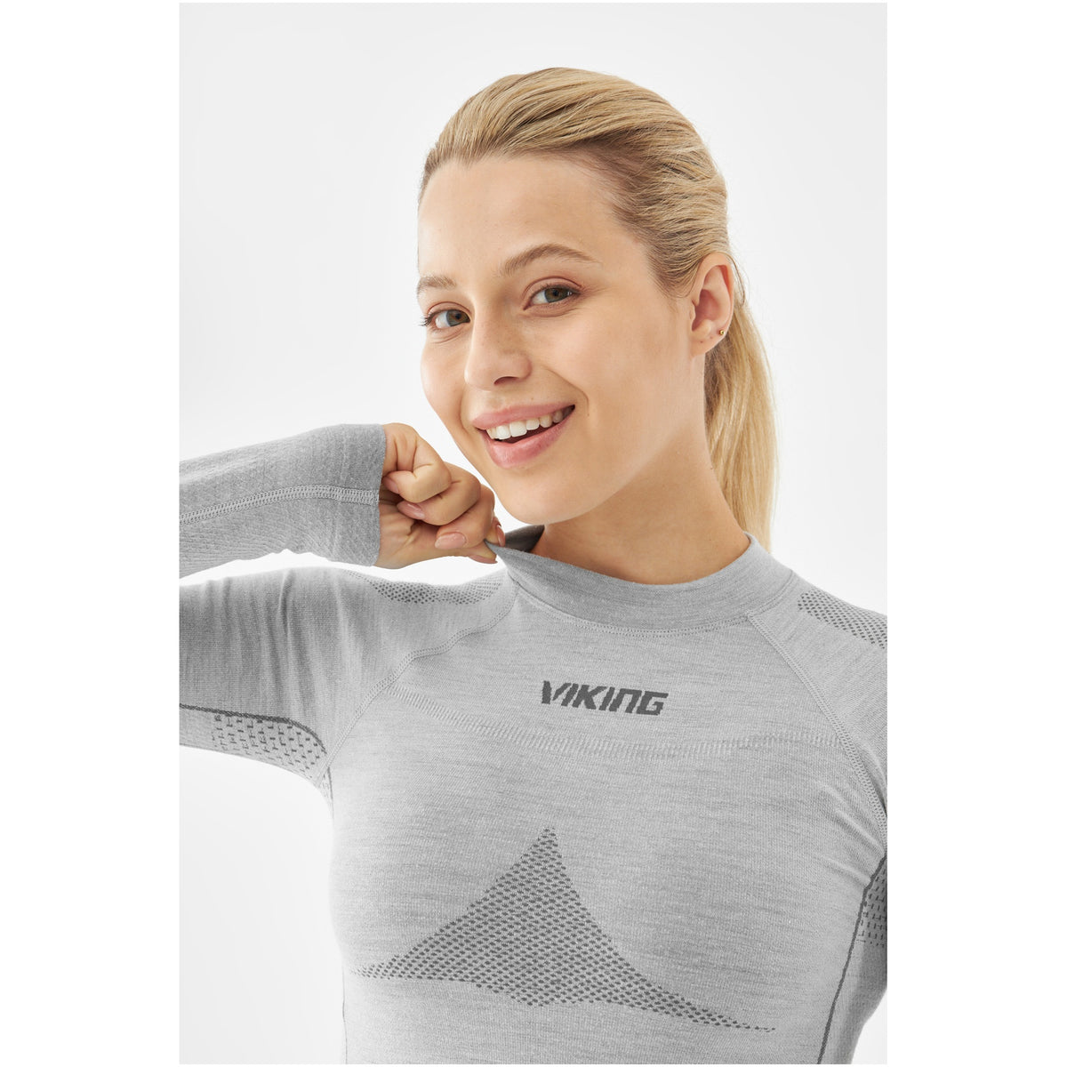 dámské termoprádlo Viking Lava Primaloft Lady set Light grey