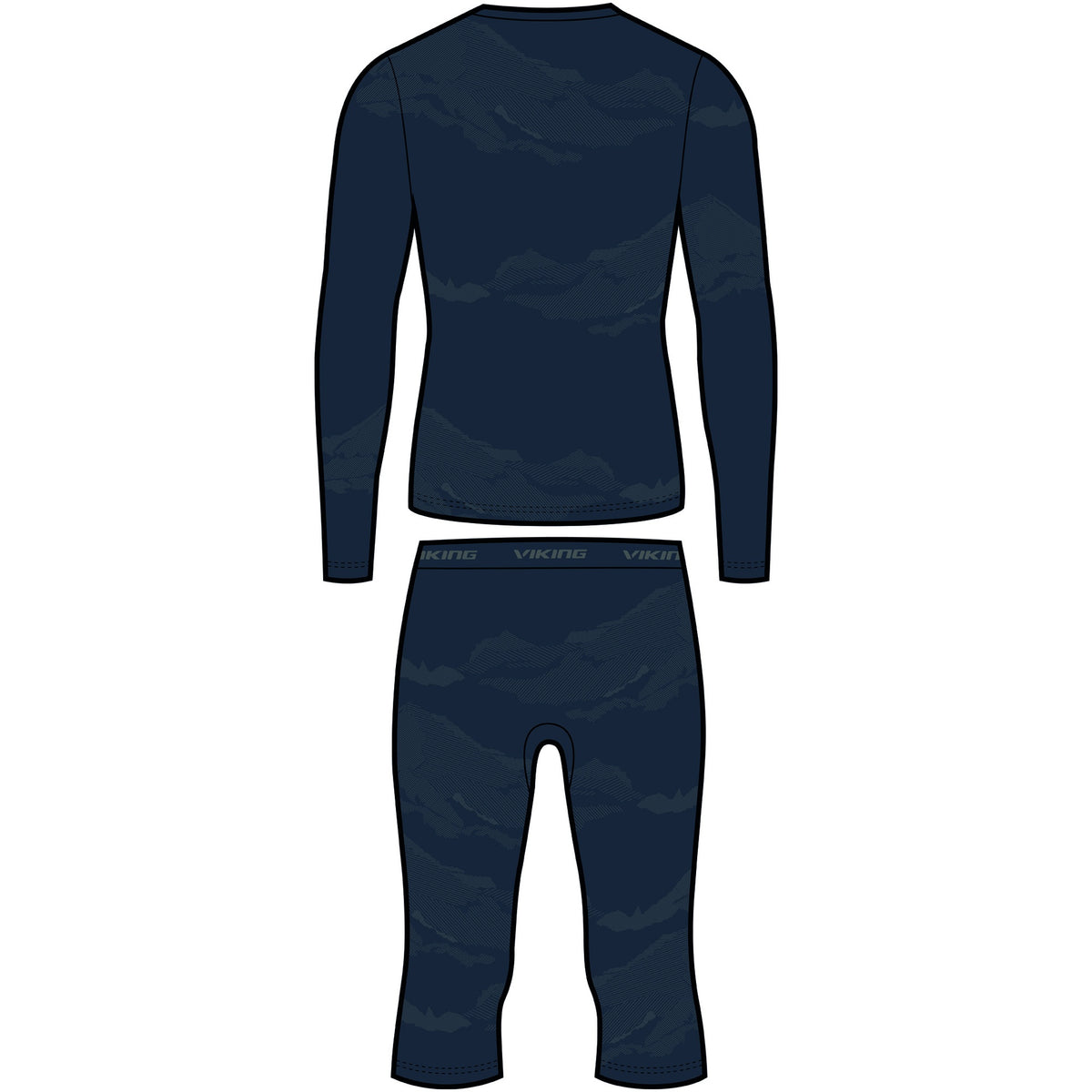 pánské termoprádlo Viking Gasher Man 3/4 Set navy