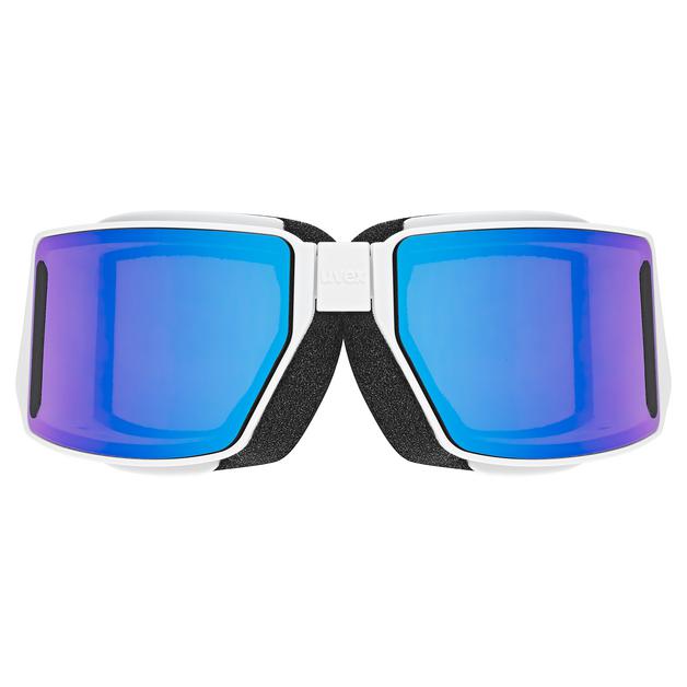 lyžařské brýle uvex mtn tour white matt/mirror blue s3/0