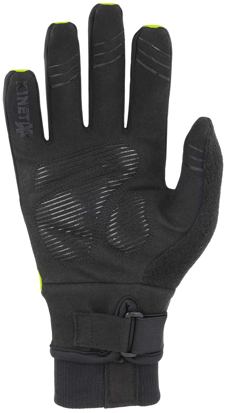 zimní cyklistické rukavice KinetiXx Laurin GORE-TEX WINDSTOPPER® neon yellow