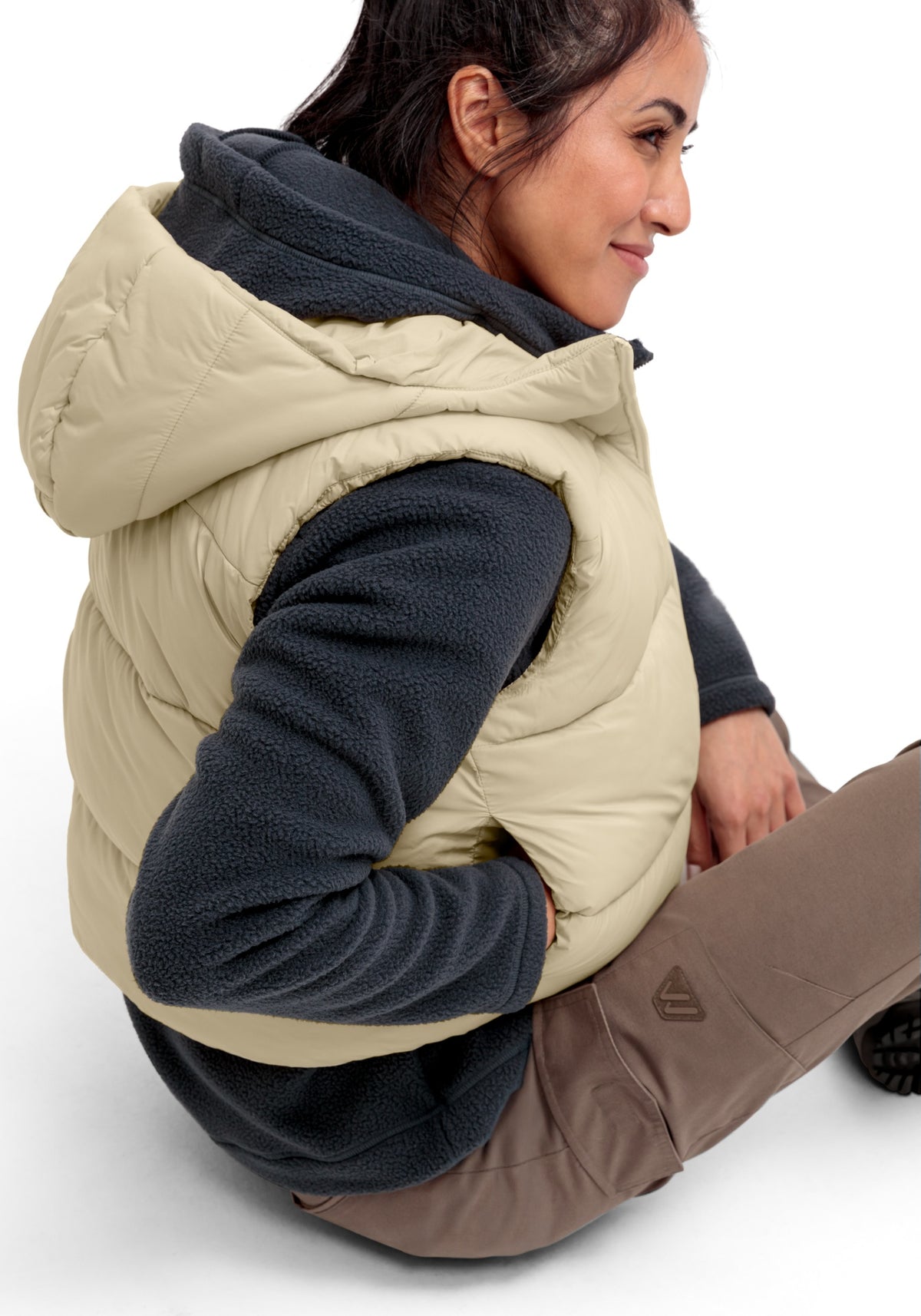 dámska vesta Maier Sports HEATCORE VEST W muslin
