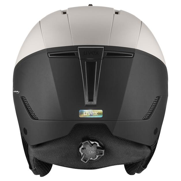lyžařská přilba uvex stance warm grey-black matt