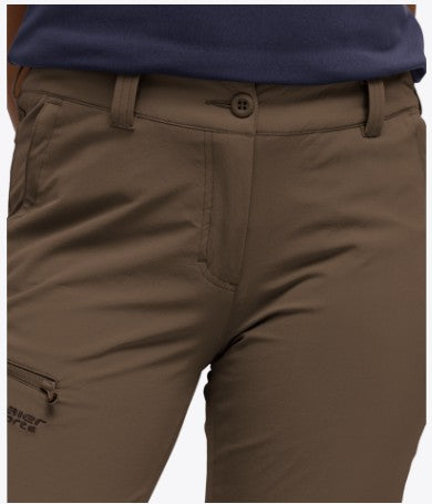 dámské kalhoty Maier Sports Inara slim derby brown