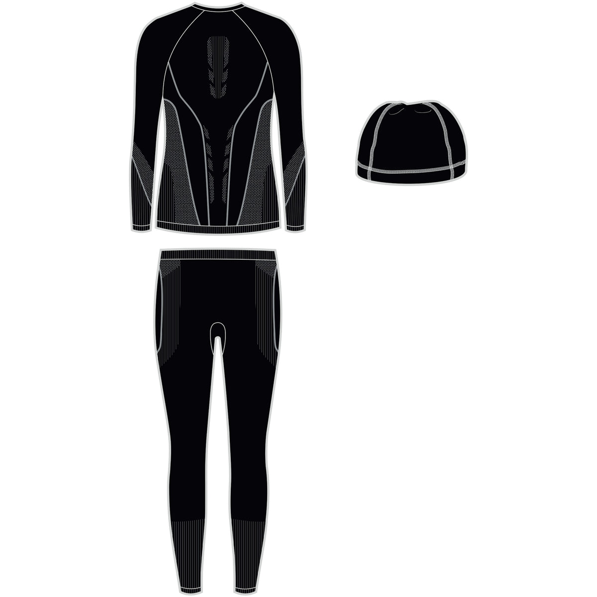 dětské termoprádlo Viking Riko 2.0 Football Set black