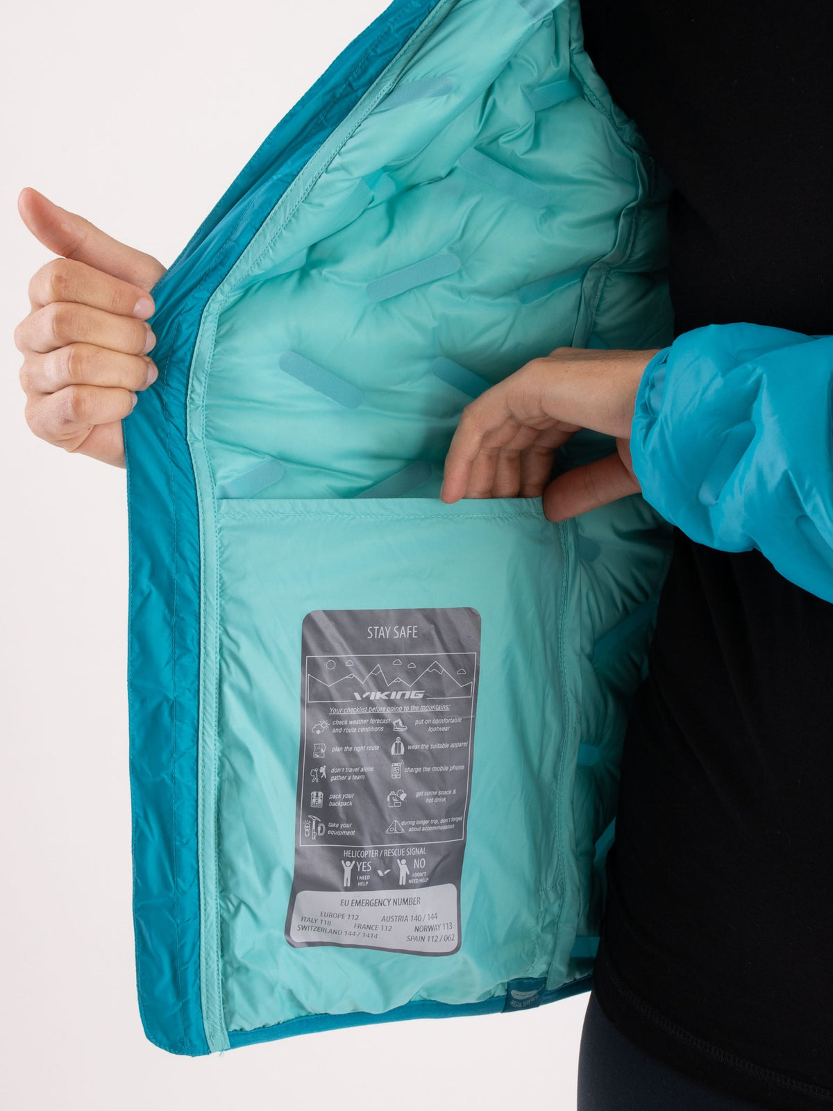 bunda Viking Aspen Lady turquoise