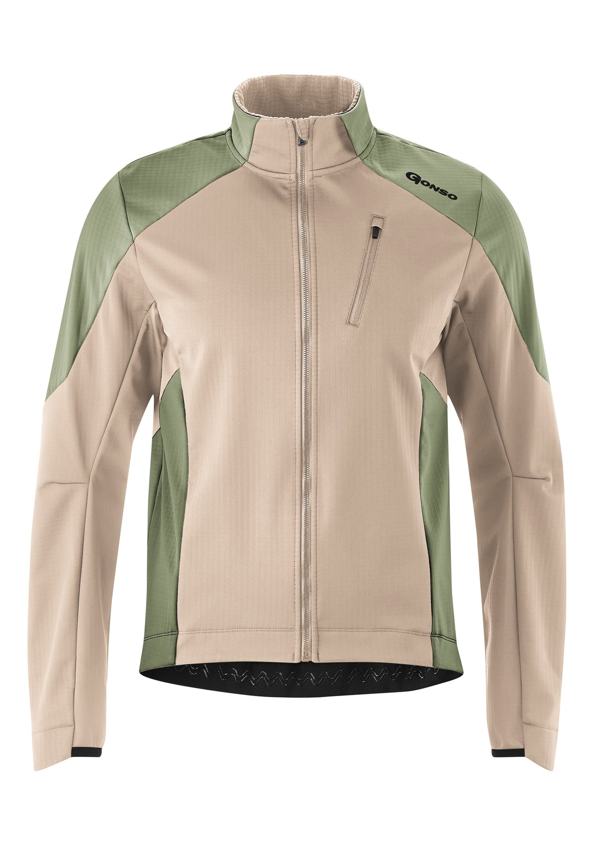 pánská cyklistická bunda Gonso Trail Jacket Softshell M gray phoenix/black