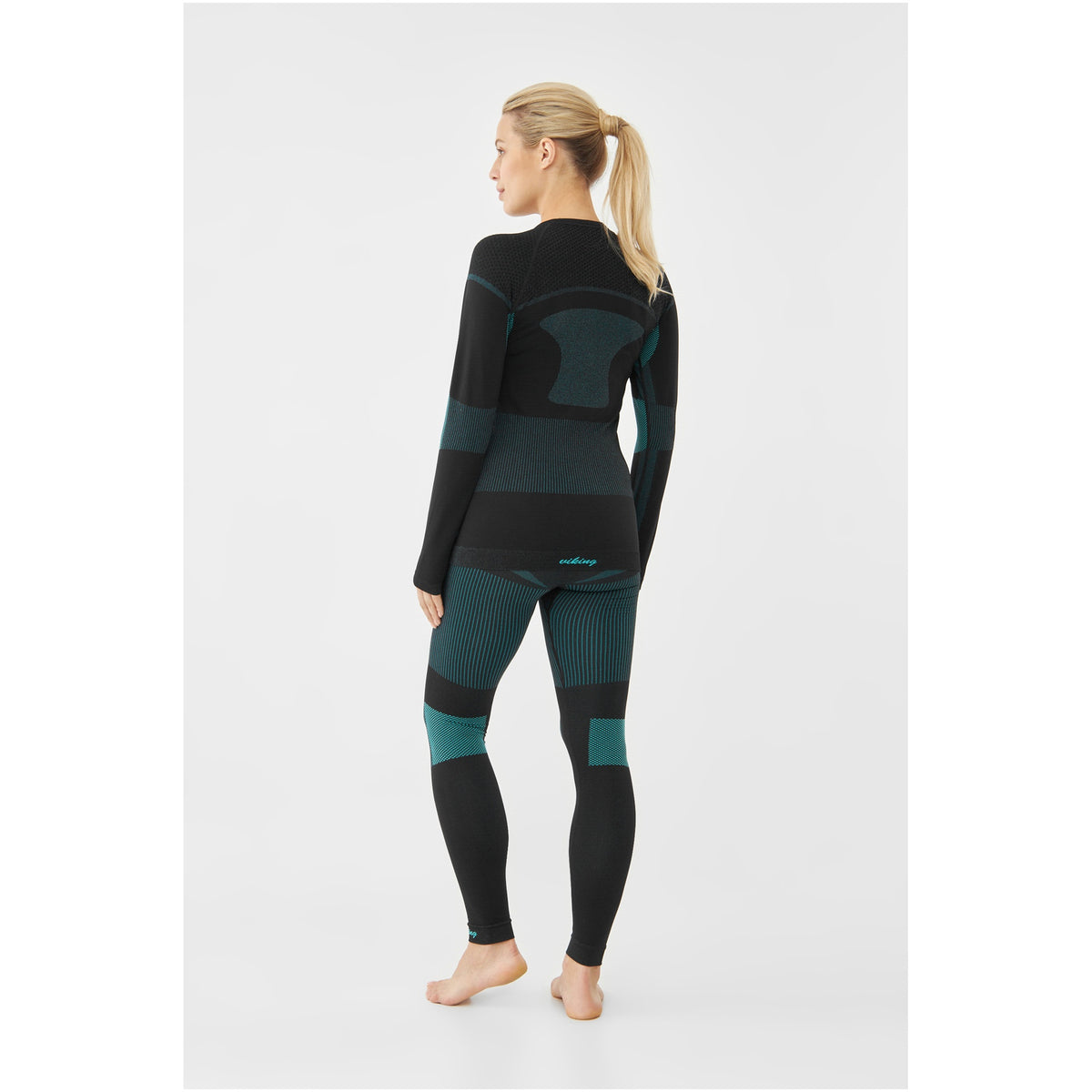 dámské termoprádlo Viking Ilsa black turquoise