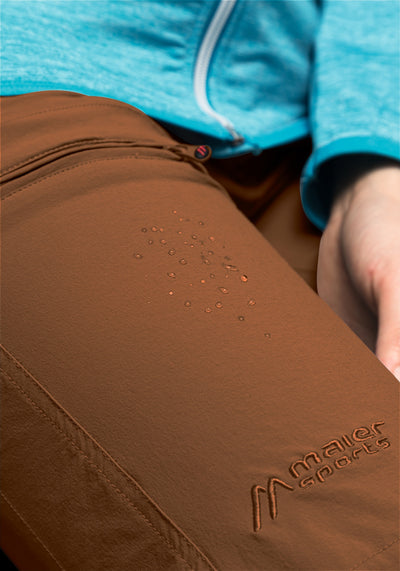 dámské kalhoty Maier Sports Lulaka  rustic amber