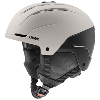 lyžařská přilba uvex stance warm grey-black matt
