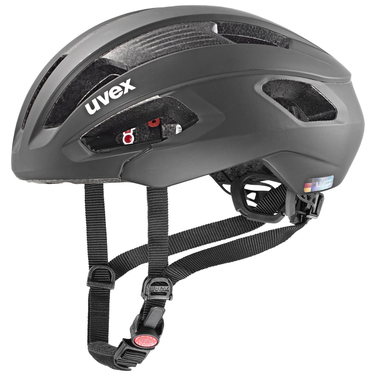 cycling helmet uvex rise cc all black matt