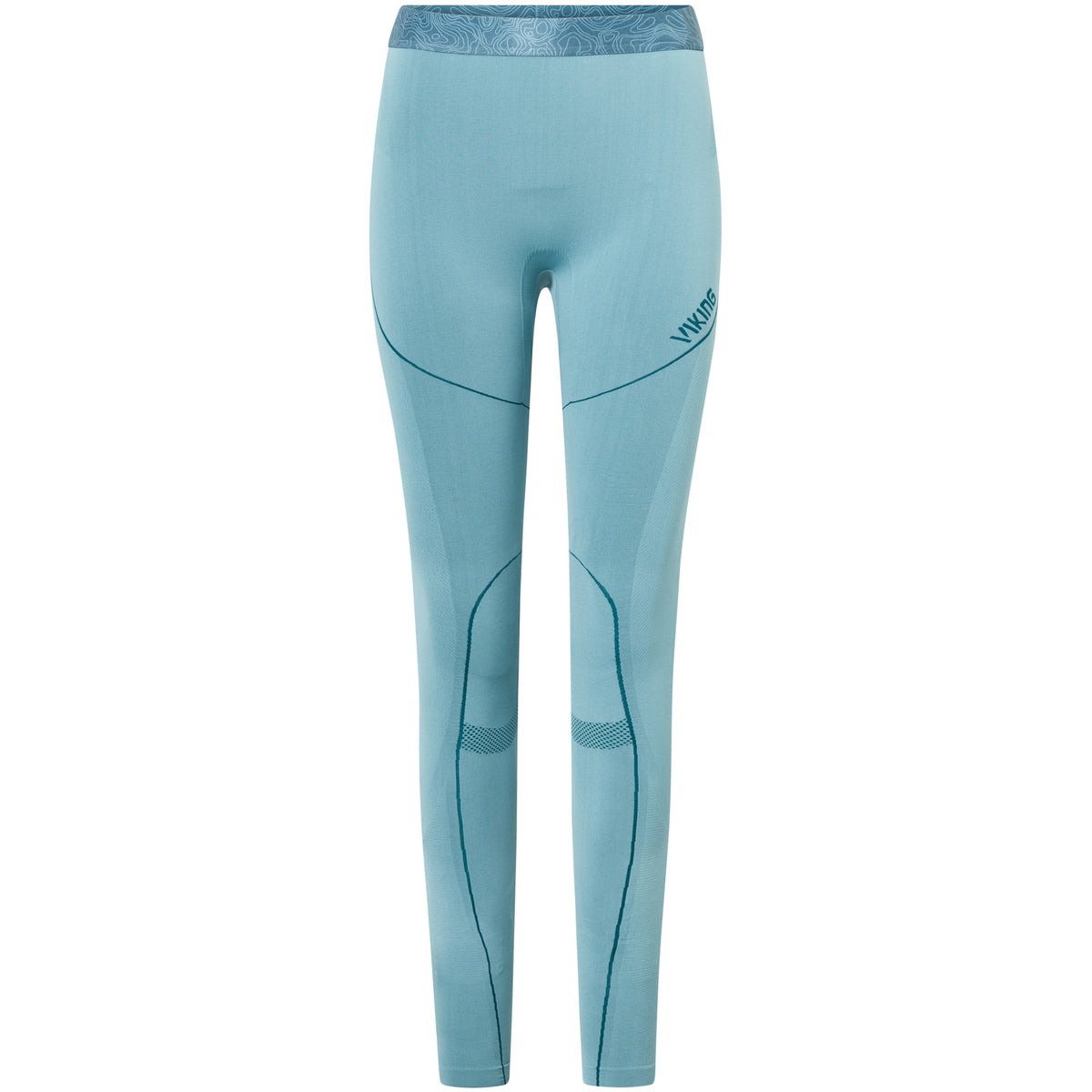 dámské termoprádlo Viking Gaja Turtle Neck Bamboo turquoise
