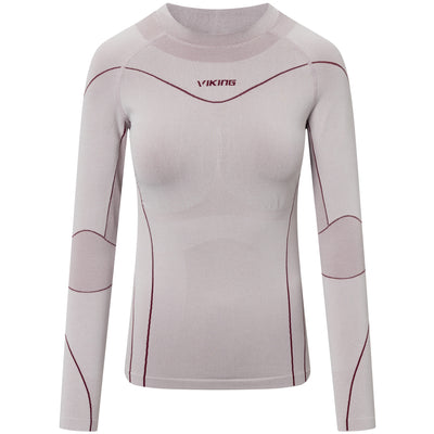 dámské termoprádlo Viking Gaja Turtle Neck Bamboo light grey