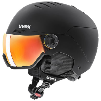 lyžařská přilba uvex wanted visor black mat