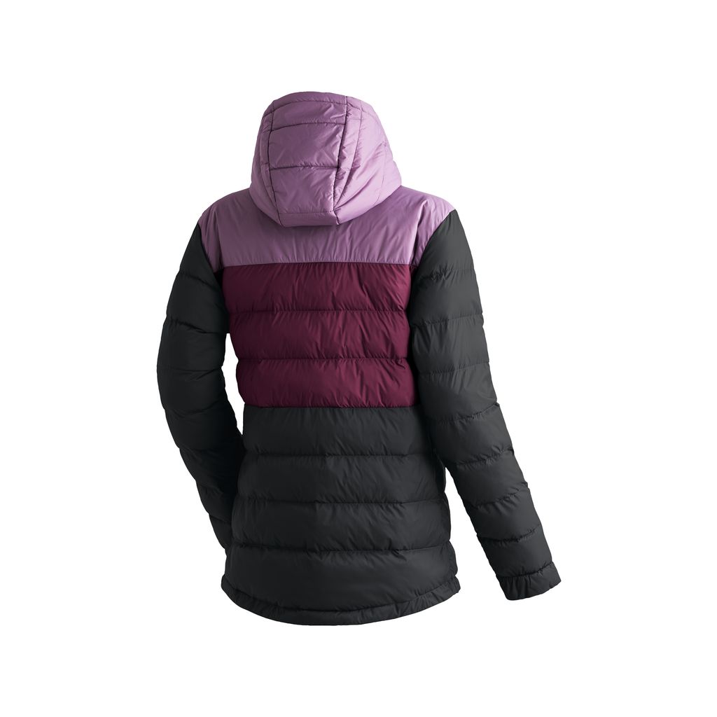 dámská bunda Maier Sports Lomnica W black/berry paint/cherry wine