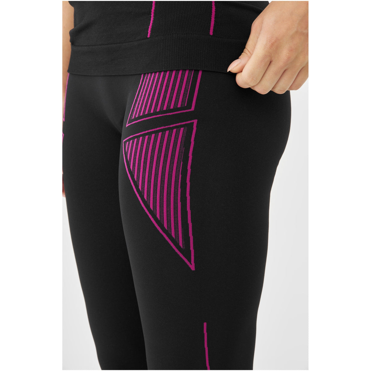 dámské termoprádlo Viking Etna nohavice black purple