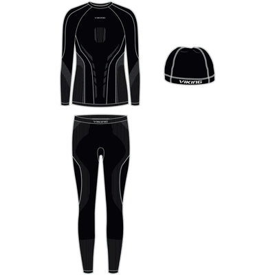 dětské termoprádlo Viking Riko 2.0 Football Set black