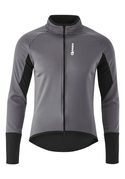 pánská cyklistická bunda Gonso Road Jacket Softshell M mercury grey