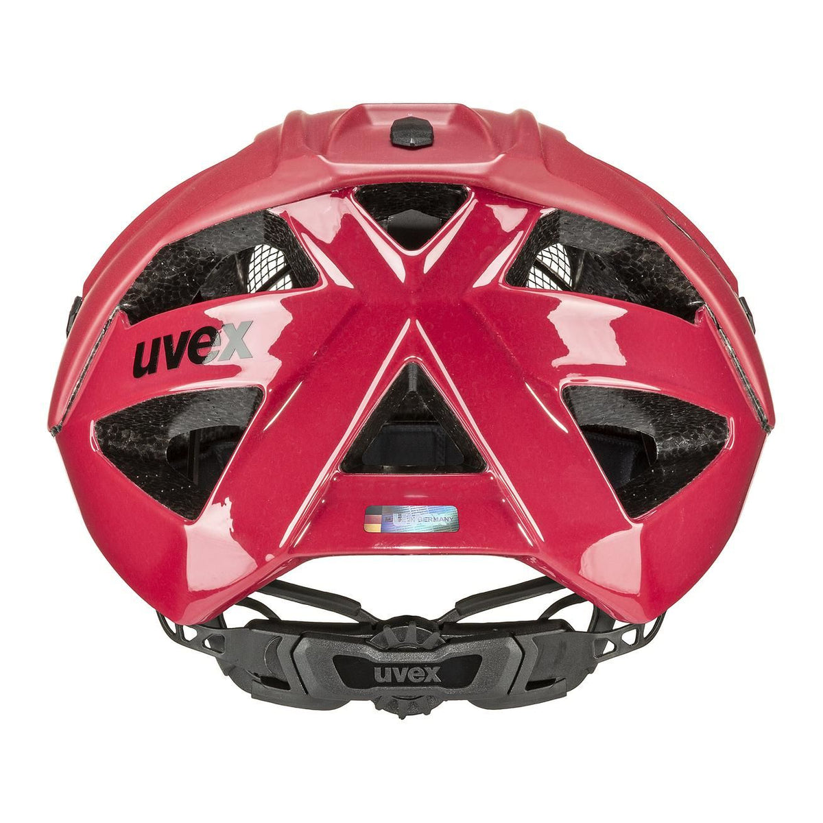 cyklistická přilba uvex quatro cc dark red-black mat