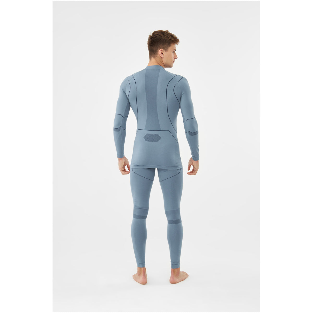 pánské termoprádlo Viking Gary Turtle Neck Bamboo grey