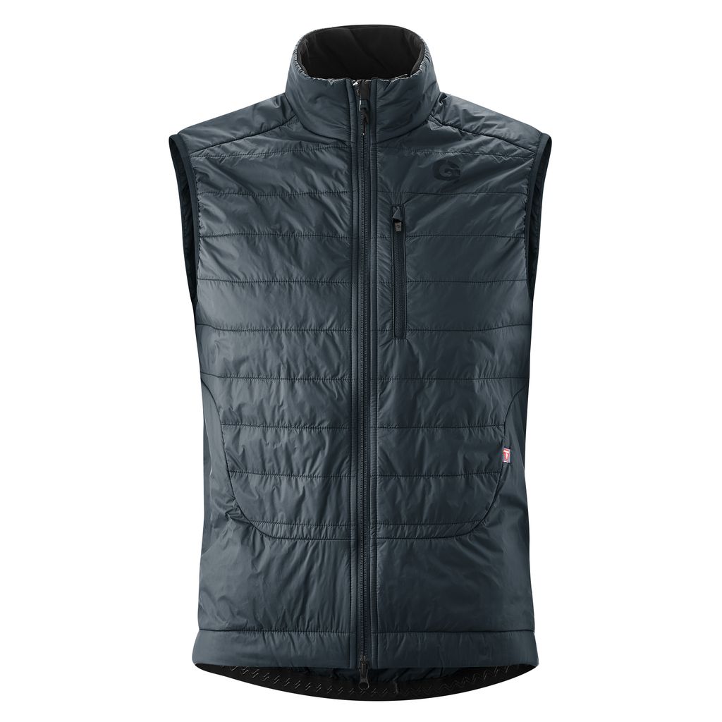 pánská cyklistická vesta Gonso Trail Vest Primaloft M šedá