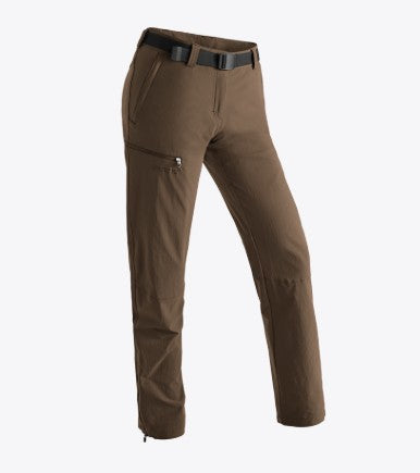 dámské kalhoty Maier Sports Inara slim derby brown
