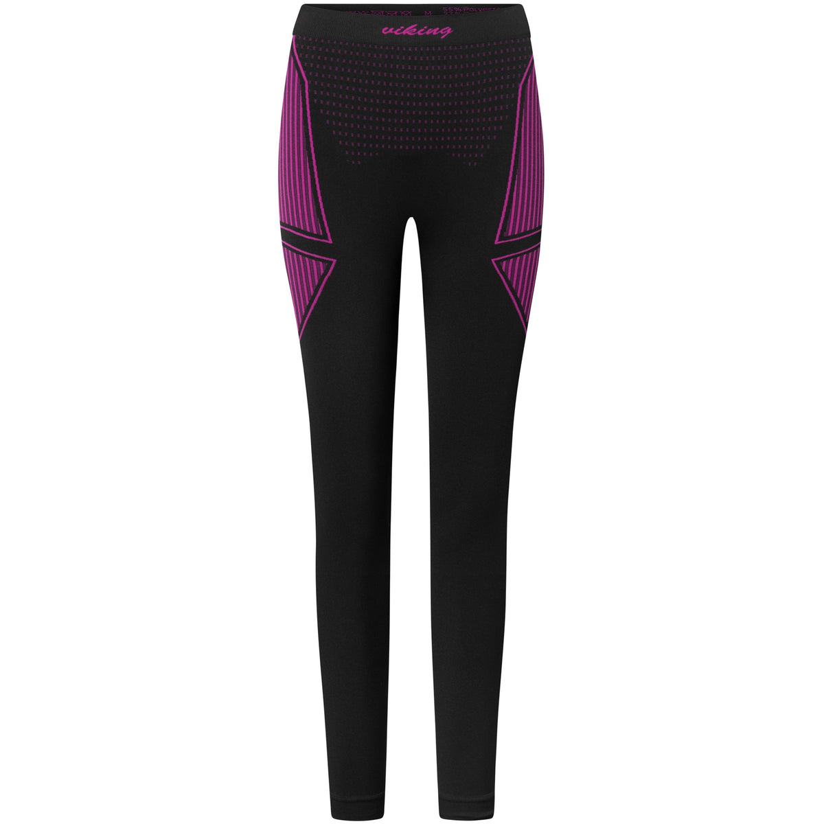 dámské termoprádlo Viking Etna nohavice black purple