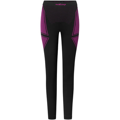 dámské termoprádlo Viking Etna nohavice black purple