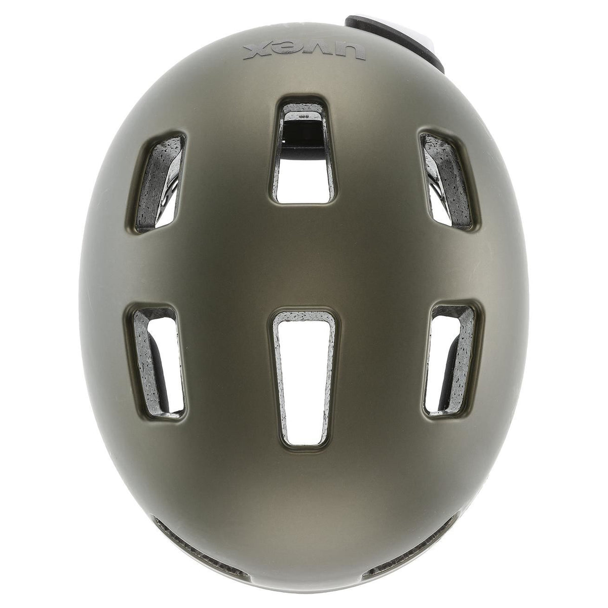 bicycle helmet uvex city 4 green smoke matt