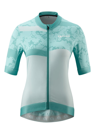 dámský cyklistický dres Gonso SASSINA pale turquoise
