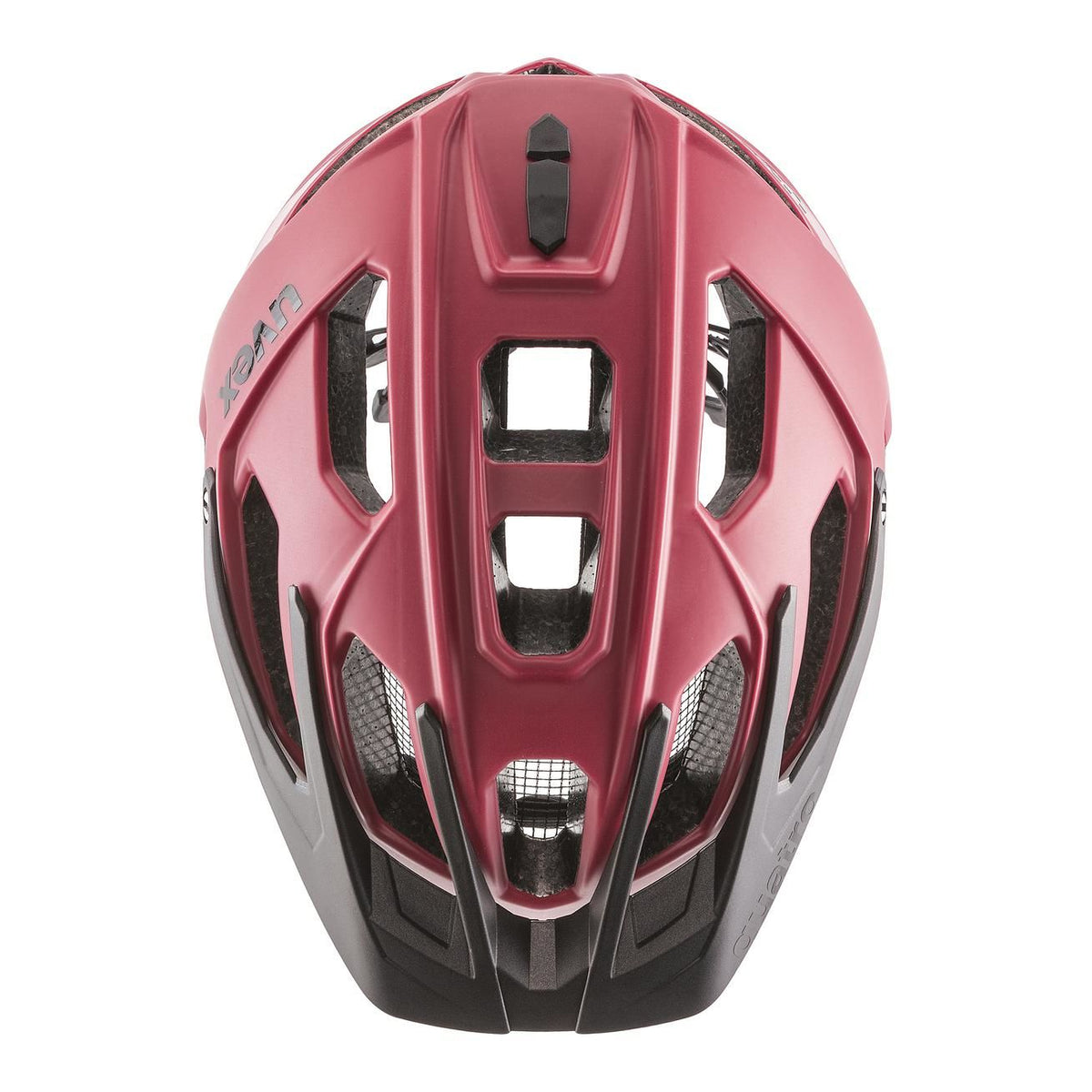 cyklistická přilba uvex quatro cc dark red-black mat