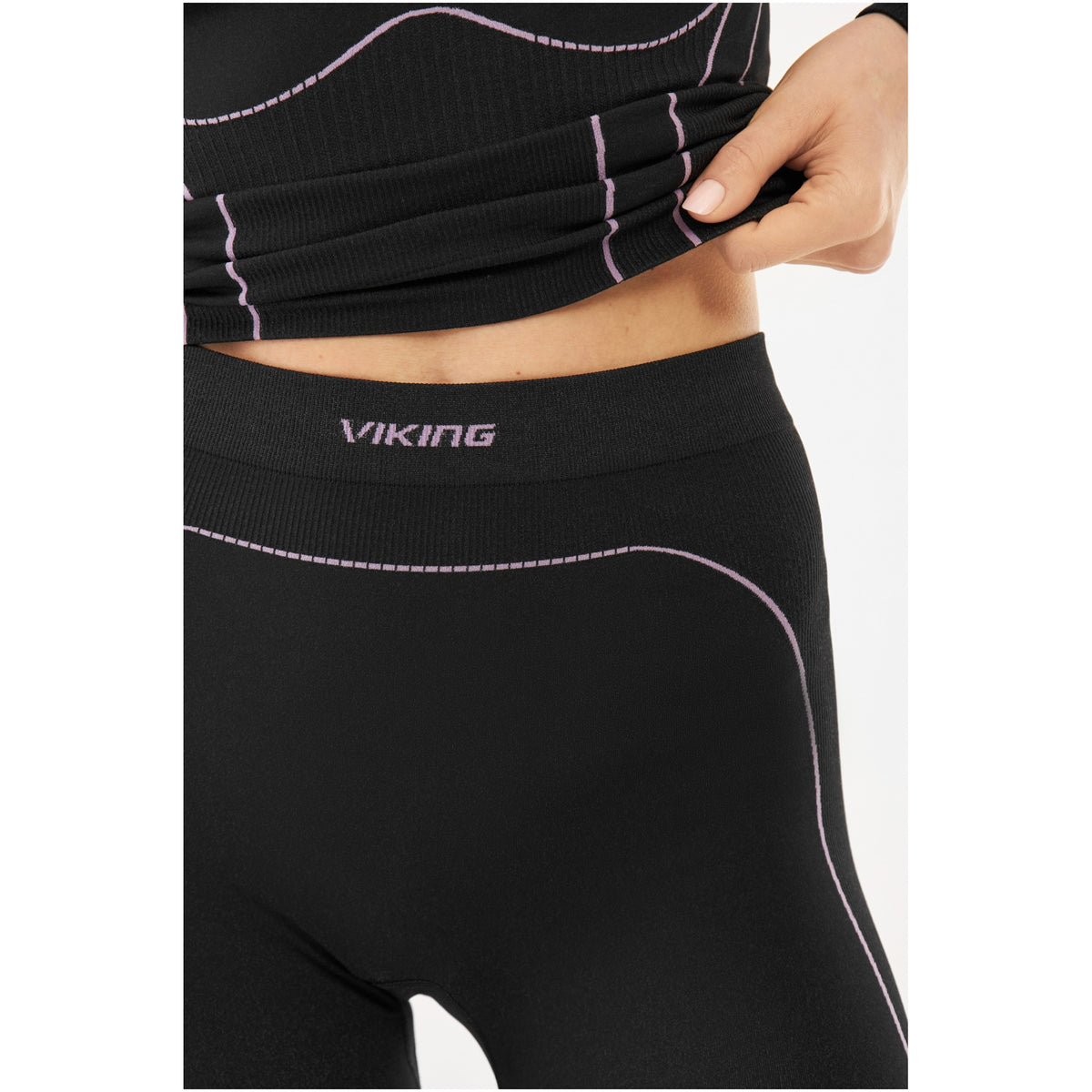 dámské termoprádlo Viking Etna 2.0 Set black/purple