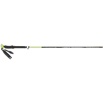 turistické hole Viking Terve black/lime