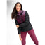 dámská bunda Maier Sports Lomnica W black/berry paint/cherry wine