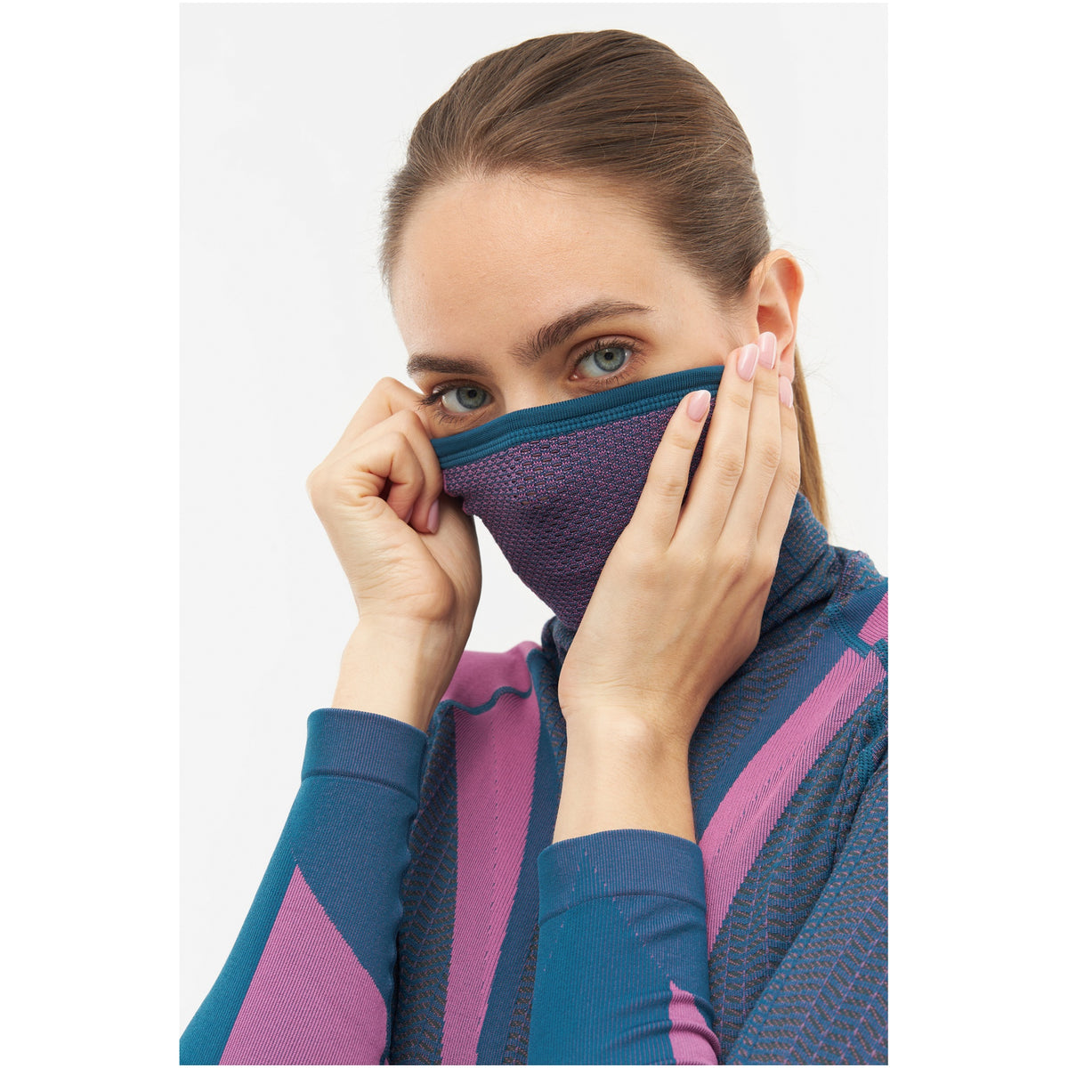 dámské termoprádlo Viking Fusion Lady Set blue purple