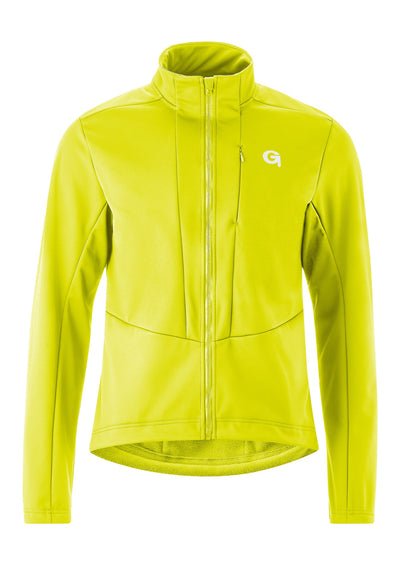 pánská cyklistická bunda Gonso Adventure Jacket Softshell M safety yellow