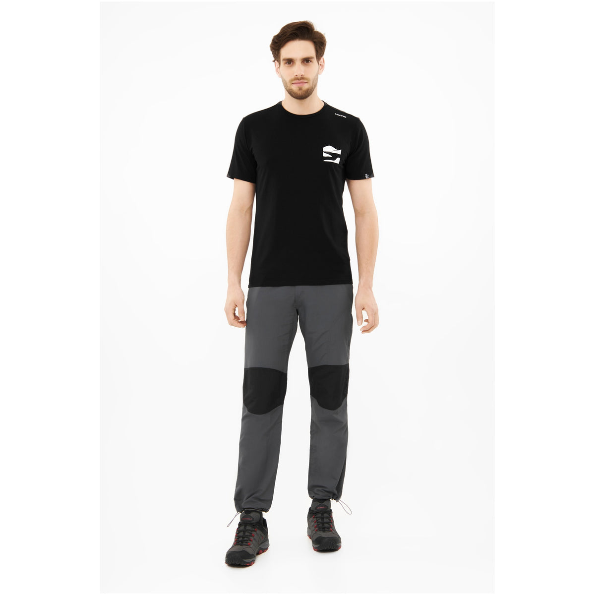 pánské tričko Viking Lako Bamboo Man black/white