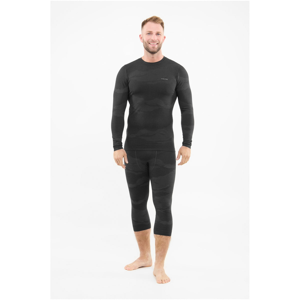 pánské termoprádlo Viking Gasher Man 3/4 Set black