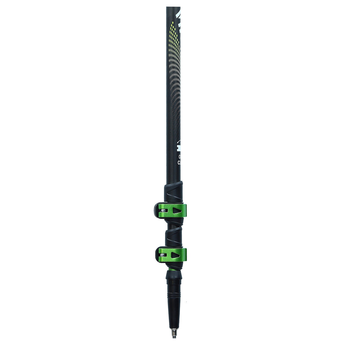 turistické hole Viking KIVI black/lime