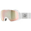 lyžařské brýle uvex xcitd CV white matt SL/rose-green