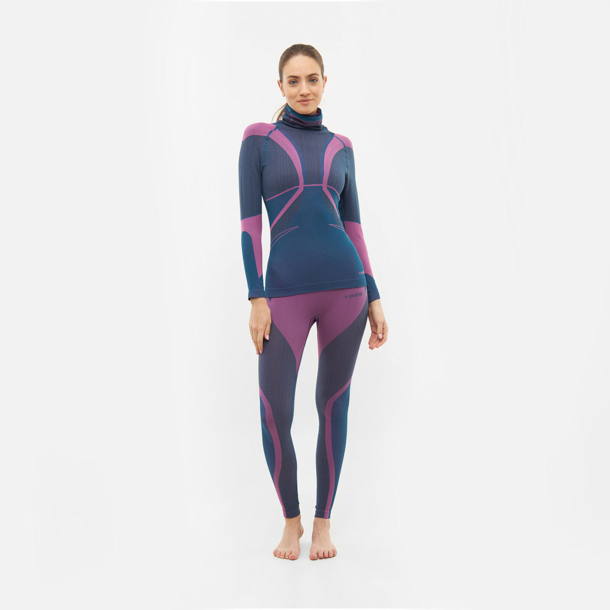 dámské termoprádlo Viking Fusion Lady Set blue purple