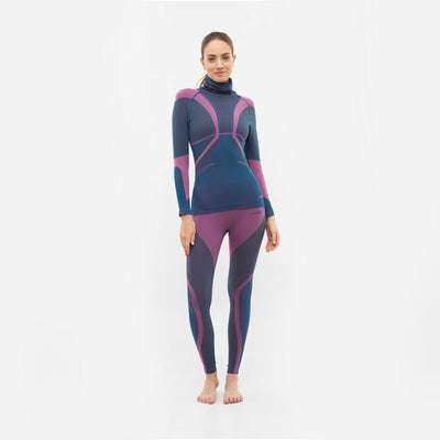 dámské termoprádlo Viking Fusion Lady Set blue purple