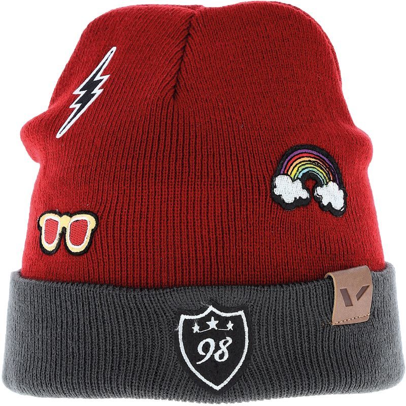 čepice Viking Tobi grey red