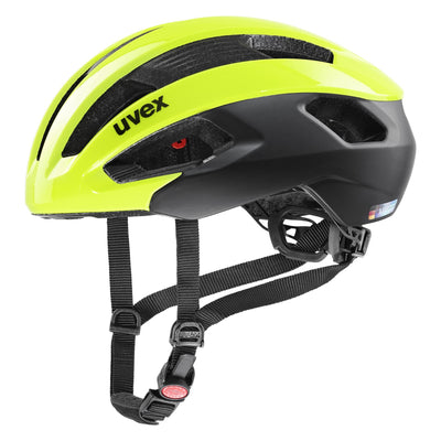 cyklistická přilba uvex rise cc neon yellow-black matt