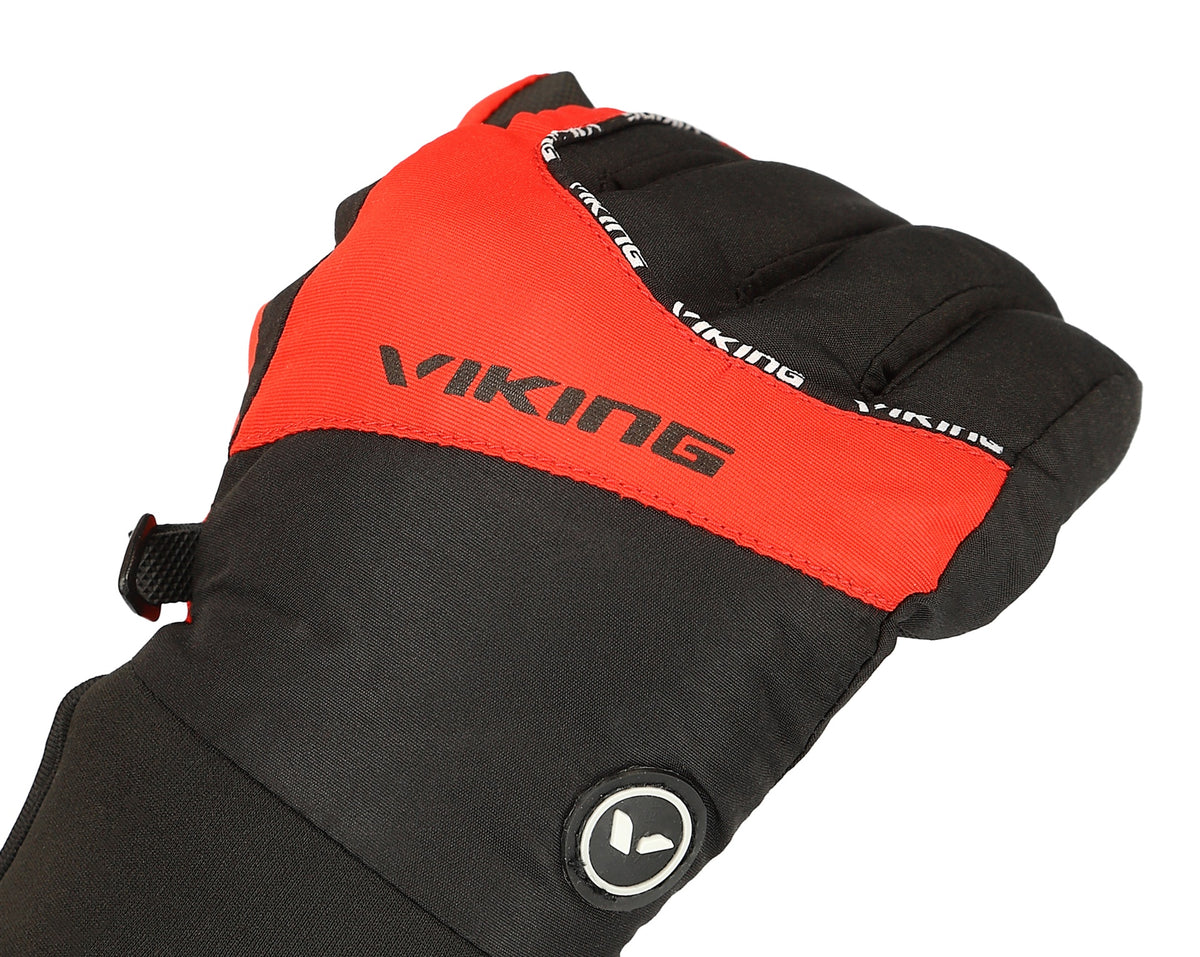 dětské rukavice Viking Fin Ski Kids black red