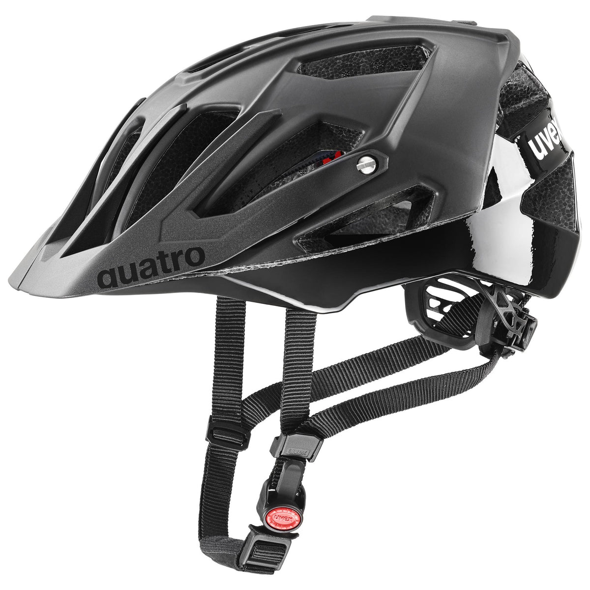 cyklistická přilba uvex quatro cc all black