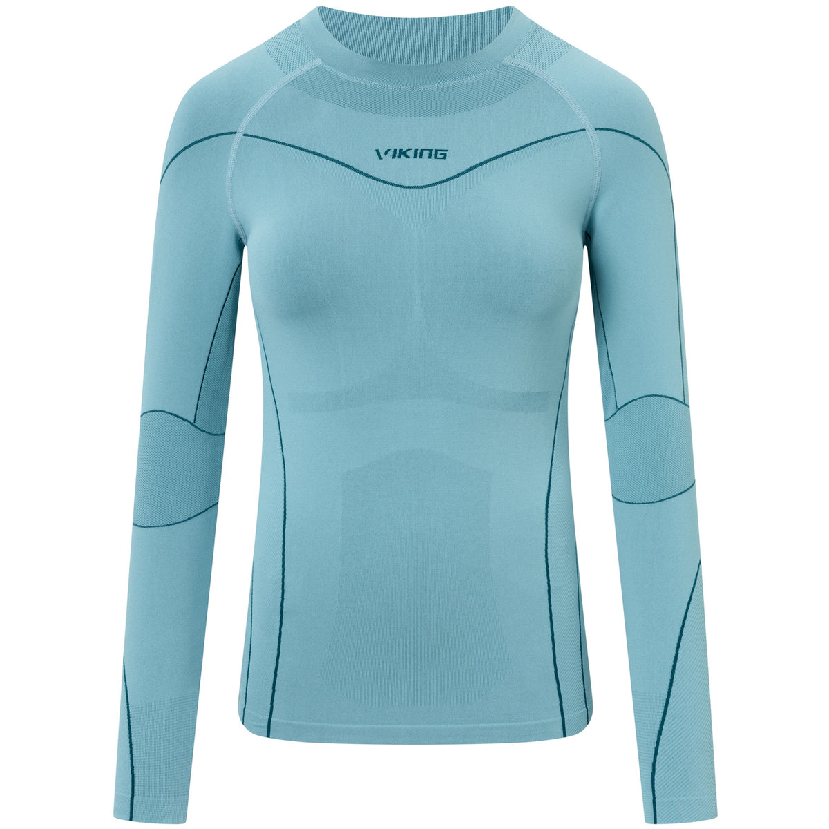 dámské termoprádlo Viking Gaja Turtle Neck Bamboo turquoise