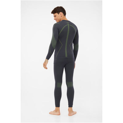 pánské termoprádlo Viking Rocket Man Set dark grey/lime