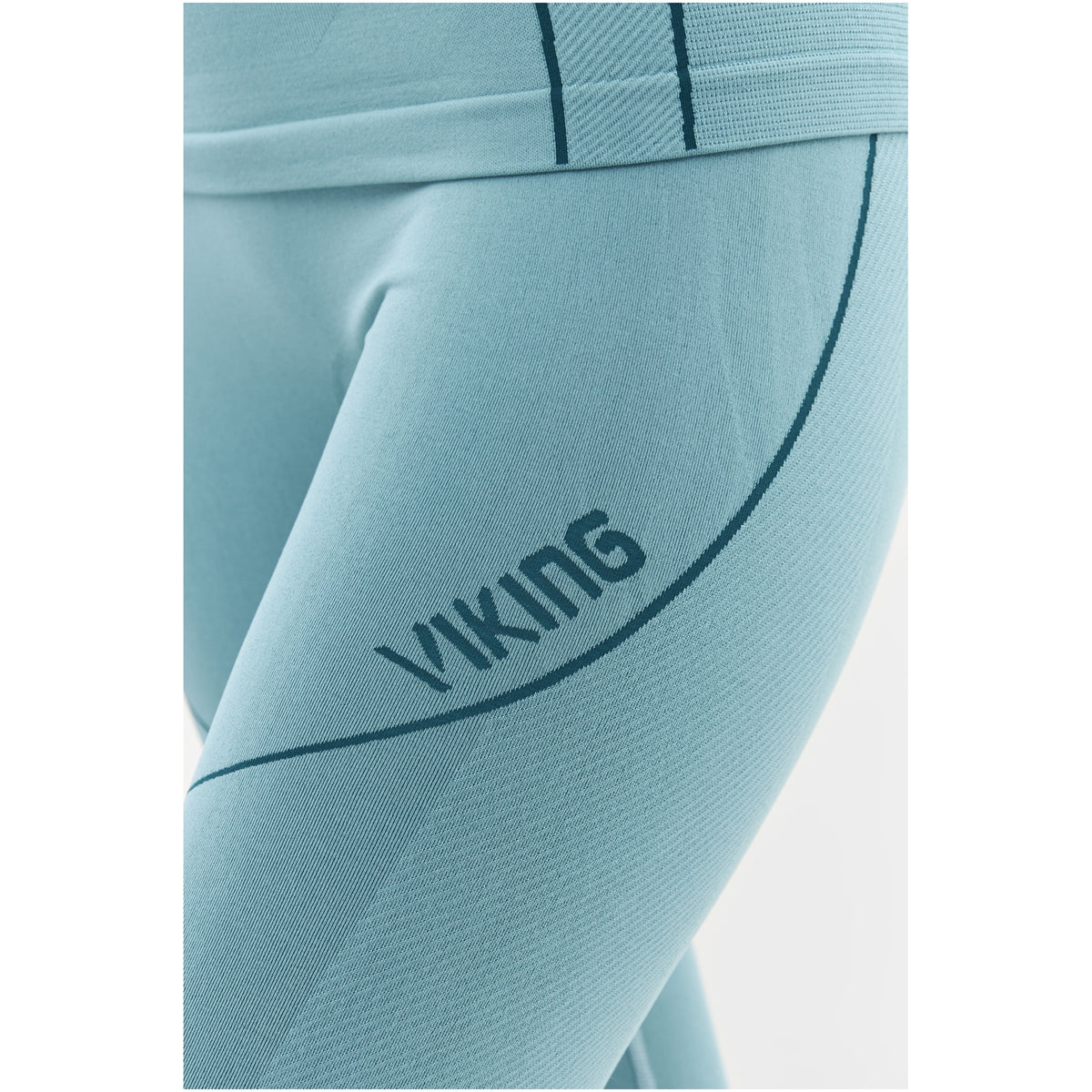dámské termoprádlo Viking Gaja Turtle Neck Bamboo turquoise