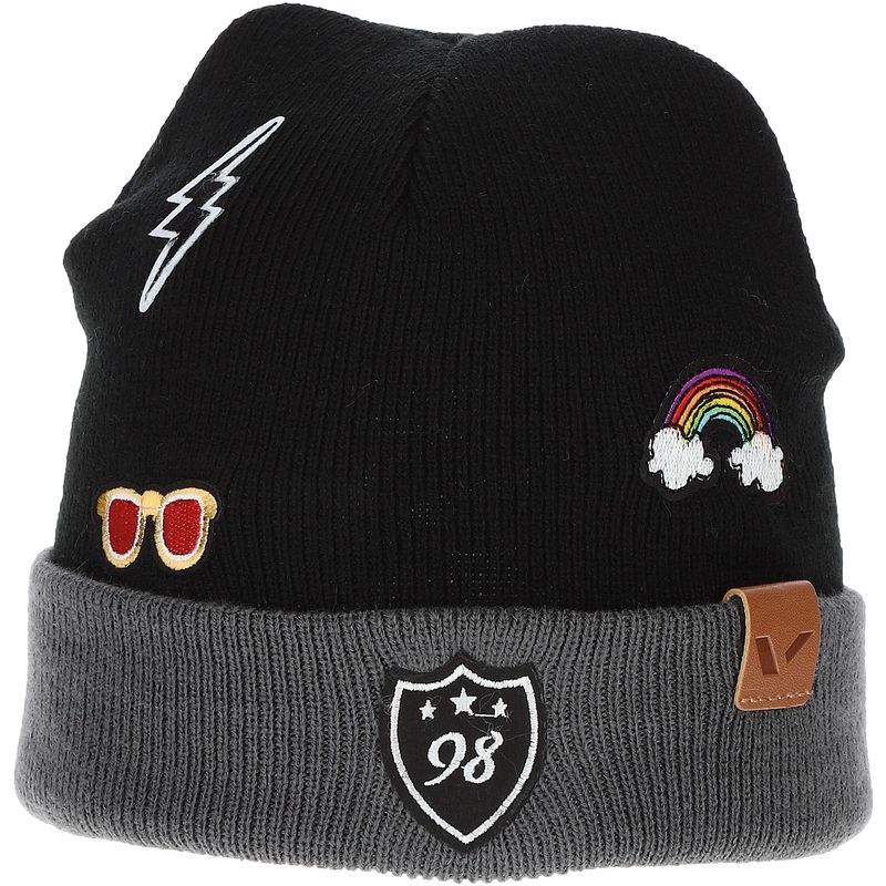 čepice Viking Tobi black grey