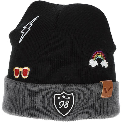 čepice Viking Tobi black grey